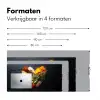 Specerijen - Mix - Hartvorm - Zwart Muismat XXL klein -sfeer5