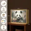 Panda - Dieren - Bloemen - Planten Light Box met batterij (Wandlamp) middel -USP_websiteoverzichtNL