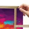 Ijsschots - Pinguïn - Abstract - Lucht Light Box met batterij (Wandlamp) middel -USP_websiteprintNL