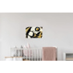Vlinder - Vleugel - Geel Muursticker klein -kinderkamer