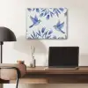 Modern - Vogels - Delfts - Blauw PET vilt klein -sfeer5