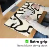 Abstract - Lijnen - Modern - Beige Muismat XXL klein -sfeer3