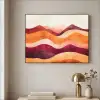 Abstract - Landschap - Golven Textielframe - compleet frame klein -sfeer2