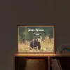Beer - Bloemenveld - Gras Light Box met batterij (Wandlamp kind) middel -sfeer1_kind