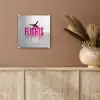 Catch flights not feelings - Vliegtuig - Roze plexiglas 5mm klein -sfeer5