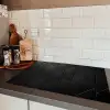 Zwart - Geometrisch - Tegeltjes Inductie beschermer vinyl 3mm klein -sfeer3