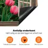 Doorkijk - Tulpen - Bloemen - Molen - Raam Inductie beschermer vinyl 3mm klein -zzzzzzz-td-onderkant