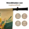 Vrouwelijk - Bloemen - Sieraden Wandkleed katoen klein -sfeer2