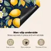 Citroenen - Bloemen - Bladeren - Blauw Inductie beschermer vinyl 3mm middel 274 -vsfeer4_ENG