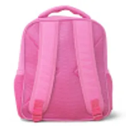 Ijsbeer - Kroon - Winter Kinderrugzak - Roze middel -achterkant