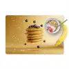 Pannenkoeken - Eten - Honing - Geel Placemat vinyl groot -zzzproduct_Kitchenyeah-website