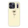 Klaproos - Illustratie - Zwart Telefoonhoesje iPhone 17 Pro klein -3d