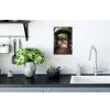 Doorkijk - Bloemen - Pad - Natuur - Kleurrijk Muursticker klein -keuken