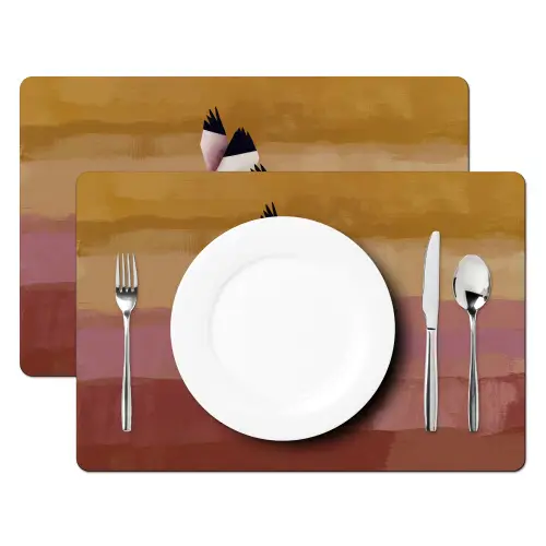 Vogels - Snavel - Abstract Placemat vinyl groot -zzsfeer2_Kitchenyeah-website