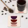 Harmonieus - Symmetrisch - Rood onderzetter kurk middel -sfeer2