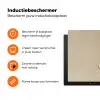 Lepel - Rijst - Hout - Beige Inductie beschermer vinyl 3mm klein -zzzzzzz-td-ups