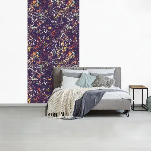 Spat - Abstract - Stippen fotobehang vinyl groot 64 -slaapkamer