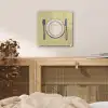 Illustratie - Bord - Bestek - Beige plexiglas 5mm klein -sfeer4