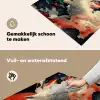 Witte vos - wolken - maan Inductie beschemer met haakjes middel -ky-schoon-nl