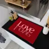 Love - Spiegeling - Rood Inductie beschemer met haakjes klein -sfeer1