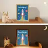 Raket - Planeten - Ruimte Light Box met kabel (Kinderlampje) klein -sfeer3_kind
