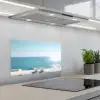 Zee - Koffiekopjes - Zomers keuken achterwand spatscherm klein -3d_schuin