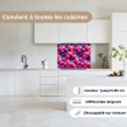 Frambozen - Waterdruppels - Vruchten keuken achterwand 2 middel 865 -sfeer4_FR