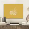 Citroenen - Illustratie - Minimalistisch - Geel PET vilt klein -sfeer1