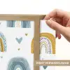 Patroon - Regenboog - Hartjes Light Box met batterij (Wandlamp kind) middel -USP_websiteprintNL