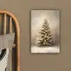 Kerst - kerstboom - Sneeuw - Art canvas 2cm klein -sfeer3