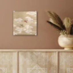 Vogels - Vliegen - Beige plexiglas 5mm klein -sfeer5