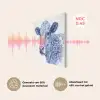 Illustratie - Koe - Blauw PET vilt klein -USP_NL