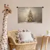 Kerst - kerstboom - Sneeuw - Art Wandkleed katoen klein -wsfeer5_kind