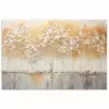 Bomen - Kunst - Acryl - Natuur poster papier klein -3d