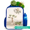 Dieren op safari Kinderrugzak - Blauw middel -inhoud_NL