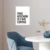 Quotes  - Koffie - Bonen - Modern poster papier klein -sfeer3