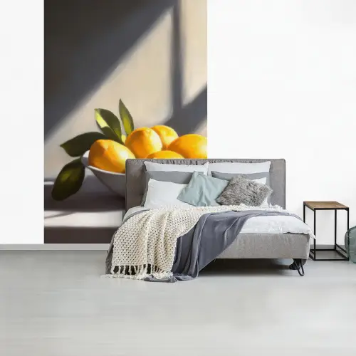 Citroenen - Stilleven - Geel fotobehang vinyl groot -slaapkamer