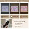 Regenbogen - Bloemen - Kleurrijk - Wolken Light Box met batterij (Wandlamp kind) middel -USP_lichtkleurNL