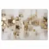 Abstracte vierkanten - Aardetonen - Mistig Placemat vinyl groot -zzsfeer1_Kitchenyeah-website