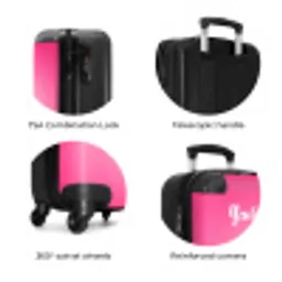 Carrie cupcake NBS - Handbagage koffer - Kinderen Unisex middel zzzzzzzbolletjes_ENG