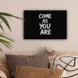 Quote - Zwart - Simpel canvas 2cm klein -sfeer1