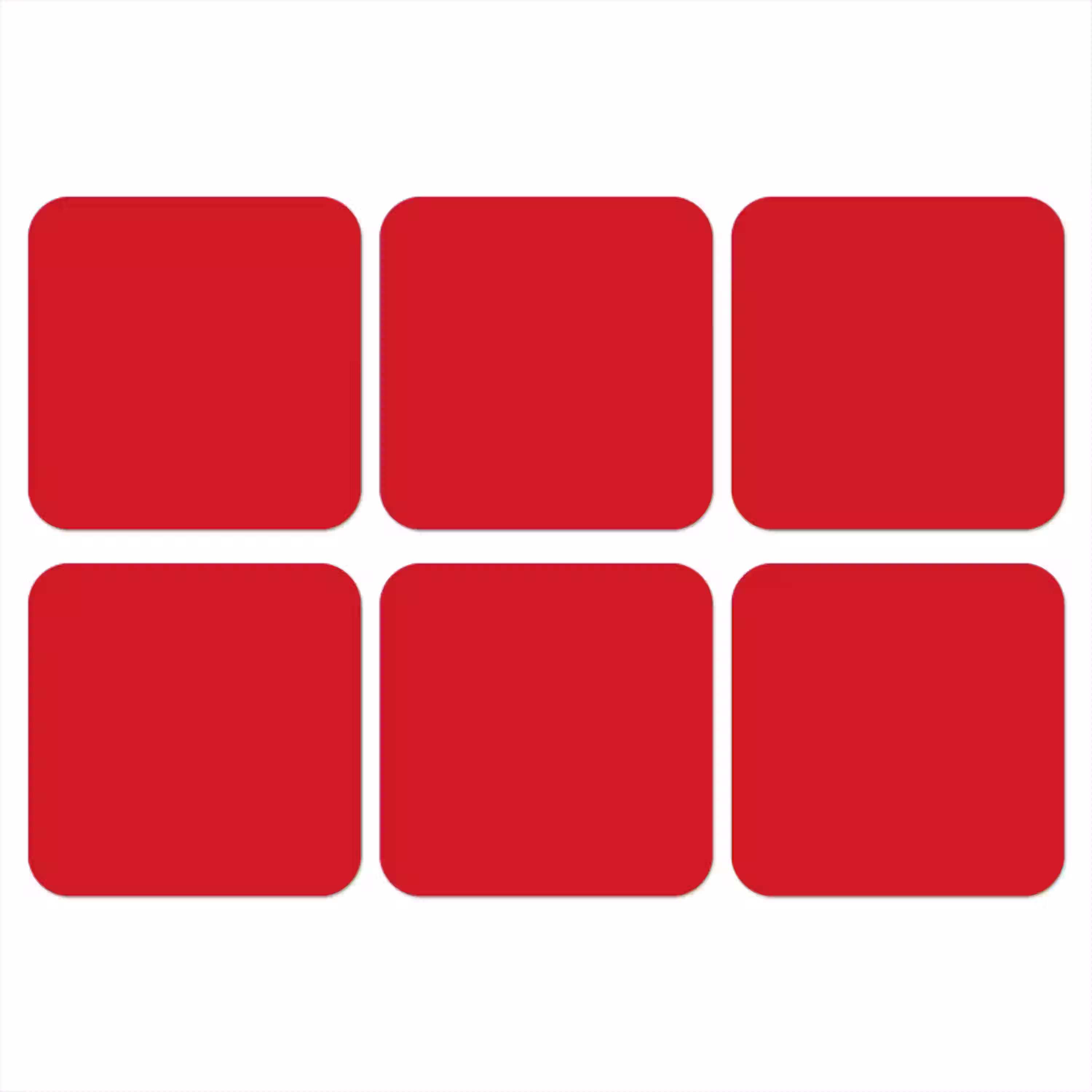 Crimson - Velvet - Rood onderzetter kurk middel 366 -3d