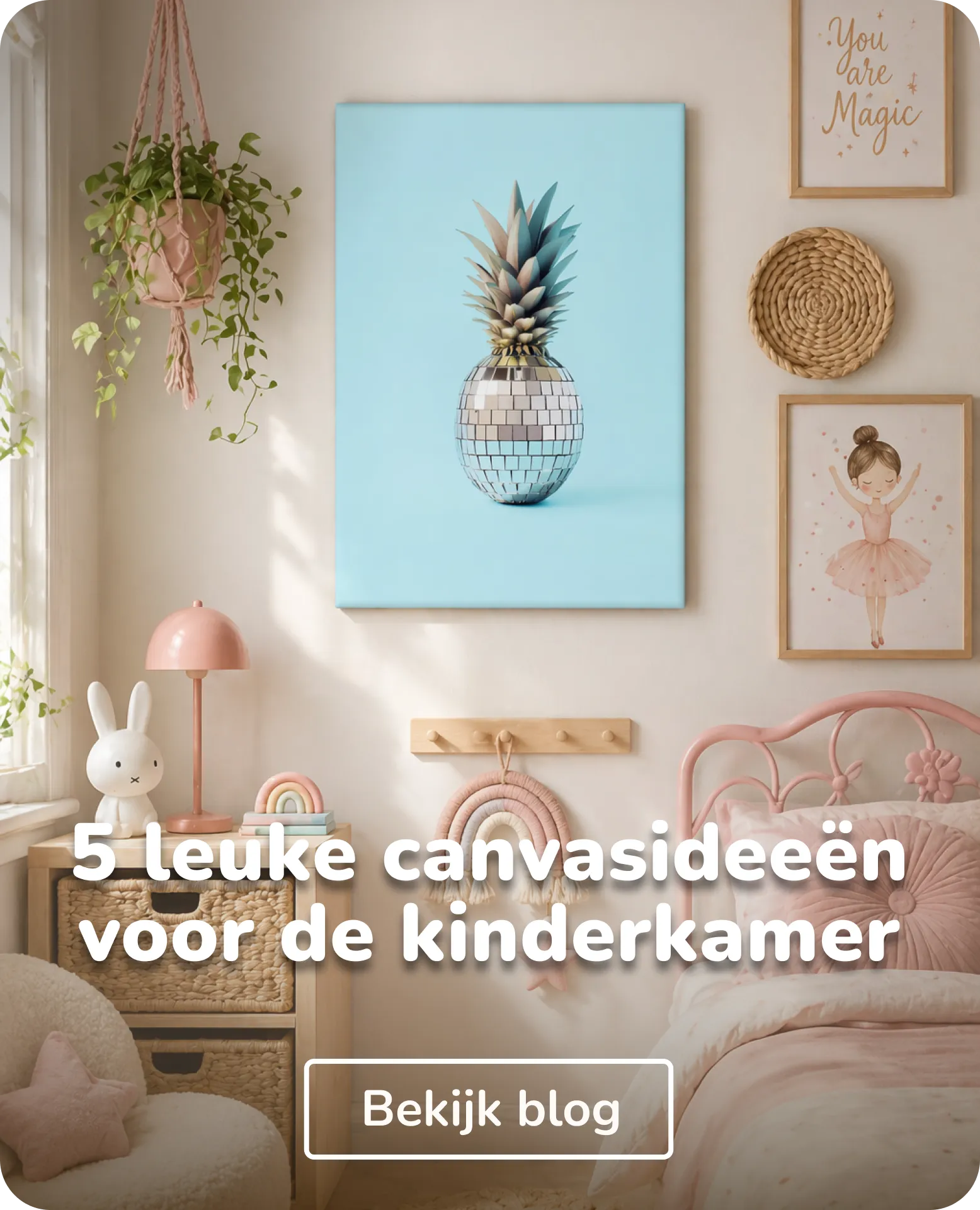 5 leuke canvas ideeën voor kinderkamer