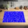 Blauw - Lijnen - Roze - Abstract Inductie beschermer vinyl 3mm klein 276 -sfeer5