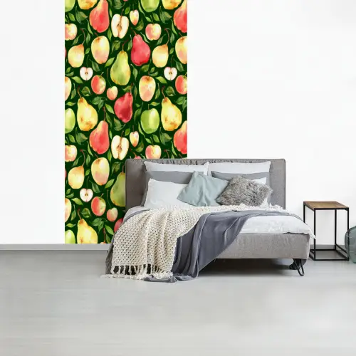 Appels - Peren - Fruit - Groen fotobehang vinyl groot 64 -slaapkamer