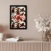 Koeienprint - Limited edition - Rood fotolijst zwart zonder passe partout klein -sfeer5