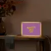 Manifest that shit - Paars - Glitter Light Box met kabel (Tafellamp) klein -sfeer4