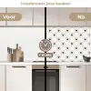 Geometrie - Lijn - Hart - Patroon keuken achterwand 2 middel 871 -voor-na2_NL