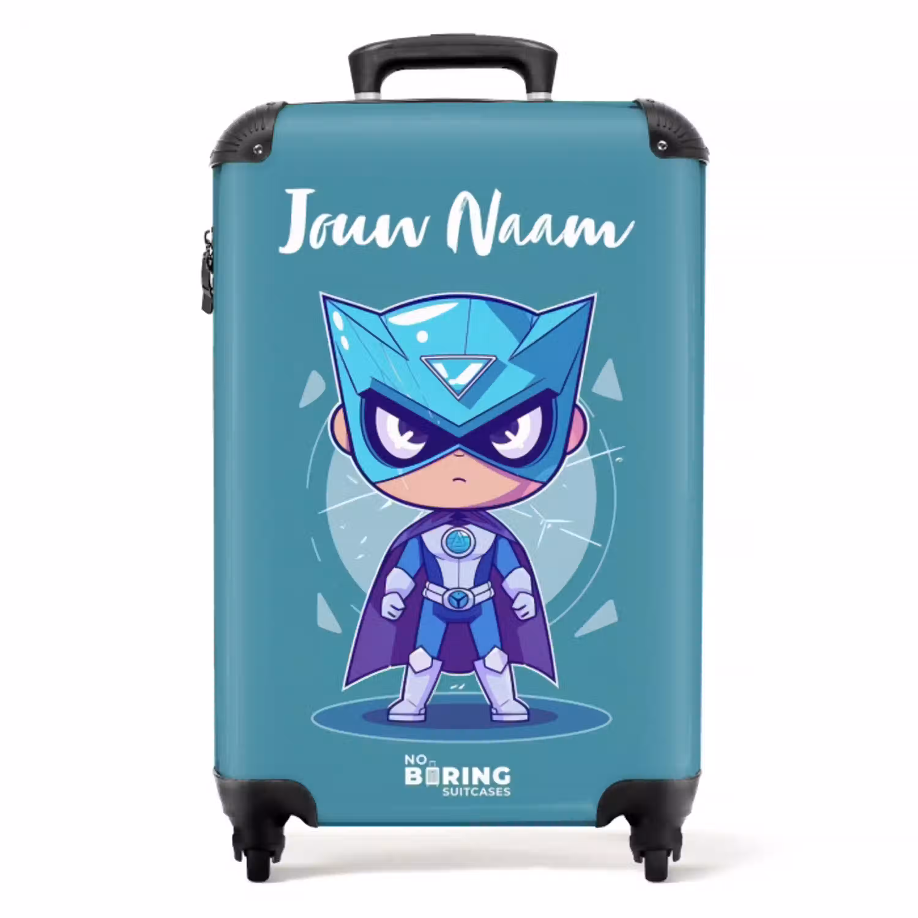 Turquoise tornado NBS - Handbagage koffer - Kinderen Unisex middel -productfoto_recht