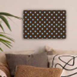 Klassiek - Stippen - Bruin canvas 2cm klein 34 -sfeer1
